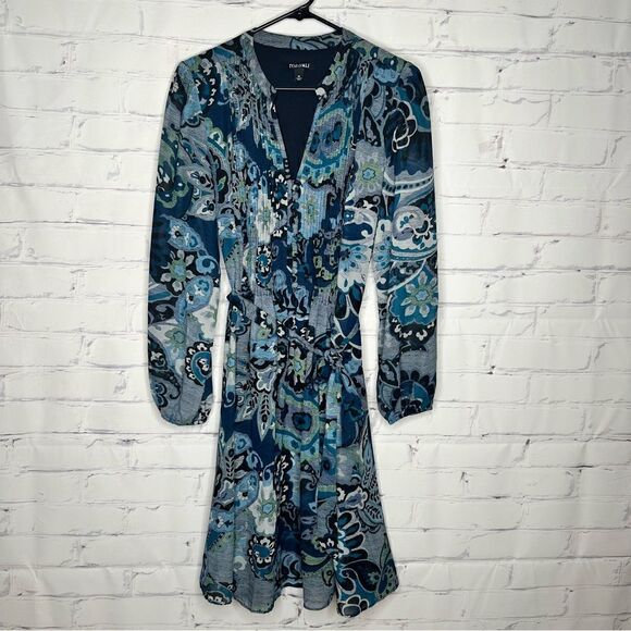 Roz & Ali size 10 blue dress - Picture 1 of 6